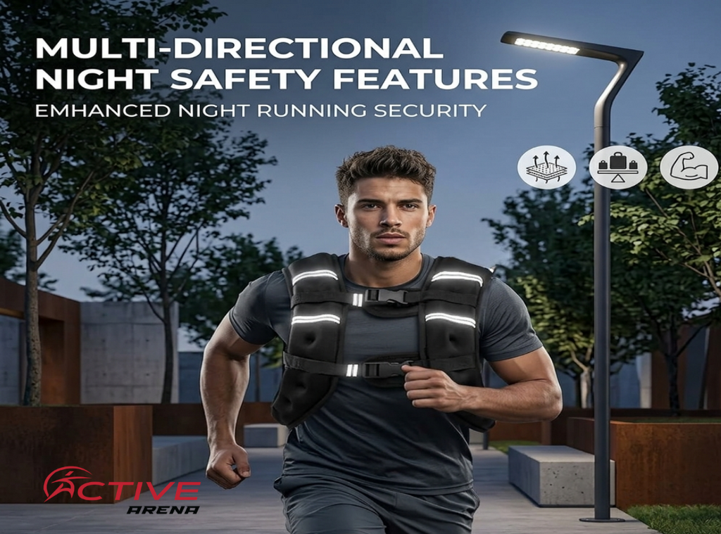 Active Arena Adjustable Weighted Vest for Men & Women – Strength Training, Running & Workout Resistance Vest